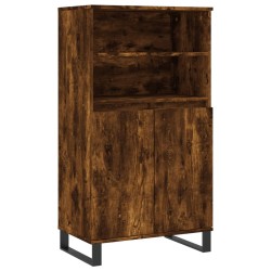 vidaXL Highboard Räuchereiche 60x36x110 cm Holzwerkstoff