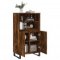 vidaXL Highboard Räuchereiche 60x36x110 cm Holzwerkstoff vidaXL Highboard Räuchereiche 60x36x110 cm Holzwerkstoff