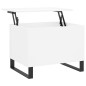 vidaXL Couchtisch Weiß 60x44,5x45 cm Holzwerkstoff vidaXL Couchtisch Weiß 60x44,5x45 cm Holzwerkstoff
