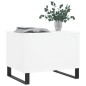 vidaXL Couchtisch Weiß 60x44,5x45 cm Holzwerkstoff vidaXL Couchtisch Weiß 60x44,5x45 cm Holzwerkstoff