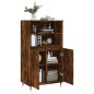 vidaXL Highboard Räuchereiche 60x36x110 cm Holzwerkstoff vidaXL Highboard Räuchereiche 60x36x110 cm Holzwerkstoff