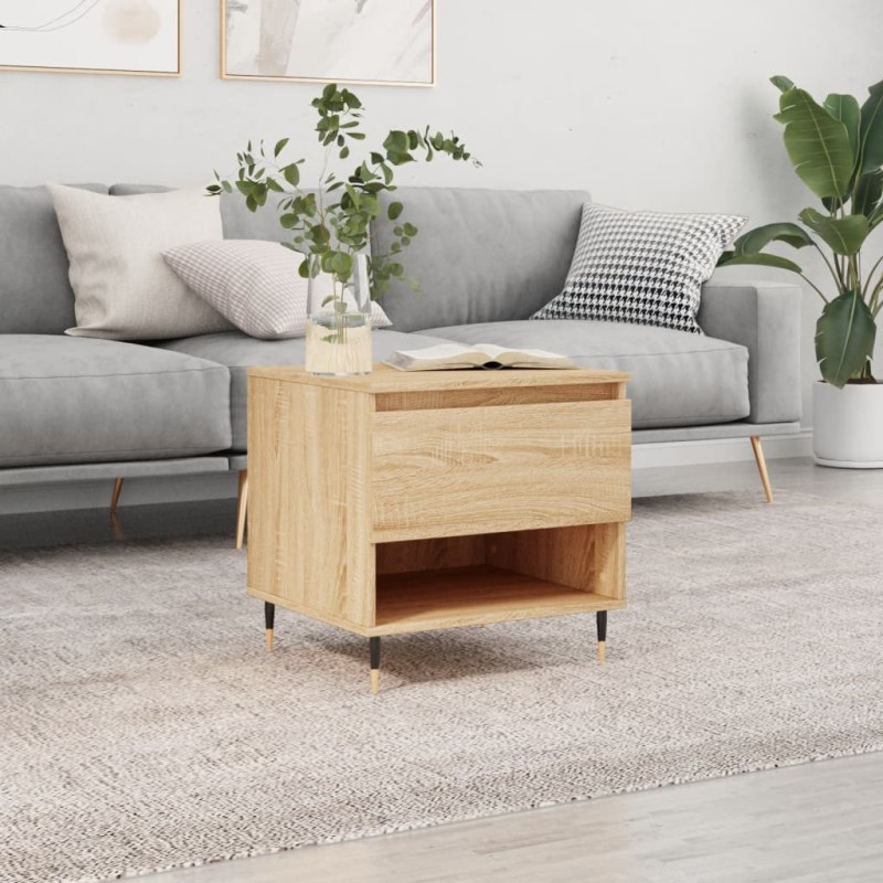 vidaXL Couchtisch Sonoma-Eiche 50x46x50 cm Holzwerkstoff vidaXL Couchtisch Sonoma-Eiche 50x46x50 cm Holzwerkstoff