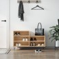 vidaXL Schuhregal Sonoma-Eiche 102x36x60 cm Holzwerkstoff vidaXL Schuhregal Sonoma-Eiche 102x36x60 cm Holzwerkstoff