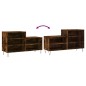 vidaXL Schuhregal Räuchereiche 102x36x60 cm Holzwerkstoff vidaXL Schuhregal Räuchereiche 102x36x60 cm Holzwerkstoff