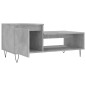 vidaXL Couchtisch Betongrau 100x50x45 cm Holzwerkstoff vidaXL Couchtisch Betongrau 100x50x45 cm Holzwerkstoff