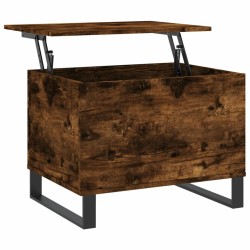 vidaXL Couchtisch Räuchereiche 60x44,5x45 cm Holzwerkstoff
