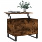 vidaXL Couchtisch Räuchereiche 60x44,5x45 cm Holzwerkstoff vidaXL Couchtisch Räuchereiche 60x44,5x45 cm Holzwerkstoff