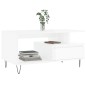 vidaXL Couchtisch Hochglanz-Weiß 90x49x45 cm Holzwerkstoff vidaXL Couchtisch Hochglanz-Weiß 90x49x45 cm Holzwerkstoff