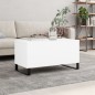 vidaXL Couchtisch Weiß 90x44,5x45 cm Holzwerkstoff vidaXL Couchtisch Weiß 90x44,5x45 cm Holzwerkstoff