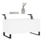 vidaXL Couchtisch Weiß 90x44,5x45 cm Holzwerkstoff vidaXL Couchtisch Weiß 90x44,5x45 cm Holzwerkstoff