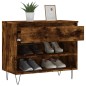vidaXL Schuhregal Räuchereiche 70x36x60 cm Holzwerkstoff vidaXL Schuhregal Räuchereiche 70x36x60 cm Holzwerkstoff