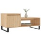 vidaXL Couchtisch Sonoma-Eiche 100x50x45 cm Holzwerkstoff vidaXL Couchtisch Sonoma-Eiche 100x50x45 cm Holzwerkstoff