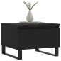 vidaXL Couchtische 2 Stk. Schwarz 50x46x35 cm Holzwerkstoff vidaXL Couchtische 2 Stk. Schwarz 50x46x35 cm Holzwerkstoff