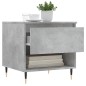 vidaXL Couchtisch Betongrau 50x46x50 cm Holzwerkstoff vidaXL Couchtisch Betongrau 50x46x50 cm Holzwerkstoff