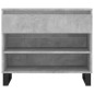 vidaXL Schuhregal Betongrau 70x36x60 cm Holzwerkstoff vidaXL Schuhregal Betongrau 70x36x60 cm Holzwerkstoff