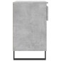 vidaXL Schuhregal Betongrau 70x36x60 cm Holzwerkstoff vidaXL Schuhregal Betongrau 70x36x60 cm Holzwerkstoff