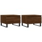 vidaXL Couchtische 2 Stk. Braun Eichen-Optik 50x46x35 cm Holzwerkstoff vidaXL Couchtische 2 Stk. Braun Eichen-Optik 50x46x35 cm Holzwerkstoff