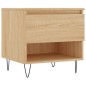 vidaXL Couchtisch Sonoma-Eiche 50x46x50 cm Holzwerkstoff vidaXL Couchtisch Sonoma-Eiche 50x46x50 cm Holzwerkstoff