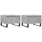 vidaXL Couchtische 2 Stk. Betongrau 50x46x35 cm Holzwerkstoff vidaXL Couchtische 2 Stk. Betongrau 50x46x35 cm Holzwerkstoff