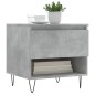 vidaXL Couchtisch Betongrau 50x46x50 cm Holzwerkstoff vidaXL Couchtisch Betongrau 50x46x50 cm Holzwerkstoff
