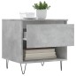 vidaXL Couchtisch Betongrau 50x46x50 cm Holzwerkstoff vidaXL Couchtisch Betongrau 50x46x50 cm Holzwerkstoff