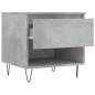 vidaXL Couchtisch Betongrau 50x46x50 cm Holzwerkstoff vidaXL Couchtisch Betongrau 50x46x50 cm Holzwerkstoff