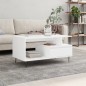 vidaXL Couchtisch Weiß 90x49x45 cm Holzwerkstoff vidaXL Couchtisch Weiß 90x49x45 cm Holzwerkstoff