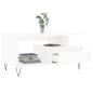 vidaXL Couchtisch Weiß 90x49x45 cm Holzwerkstoff vidaXL Couchtisch Weiß 90x49x45 cm Holzwerkstoff