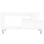 vidaXL Couchtisch Weiß 90x49x45 cm Holzwerkstoff vidaXL Couchtisch Weiß 90x49x45 cm Holzwerkstoff