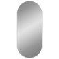 Wandspiegel Silbern 100x45 cm Oval Wandspiegel Silbern 100x45 cm Oval