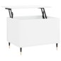 vidaXL Couchtisch Hochglanz-Weiß 60x44,5x45 cm Holzwerkstoff vidaXL Couchtisch Hochglanz-Weiß 60x44,5x45 cm Holzwerkstoff