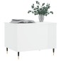 vidaXL Couchtisch Hochglanz-Weiß 60x44,5x45 cm Holzwerkstoff vidaXL Couchtisch Hochglanz-Weiß 60x44,5x45 cm Holzwerkstoff
