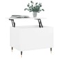 vidaXL Couchtisch Hochglanz-Weiß 60x44,5x45 cm Holzwerkstoff vidaXL Couchtisch Hochglanz-Weiß 60x44,5x45 cm Holzwerkstoff