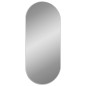 Wandspiegel Silbern 100x45 cm Oval Wandspiegel Silbern 100x45 cm Oval