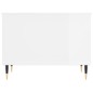 vidaXL Couchtisch Hochglanz-Weiß 60x44,5x45 cm Holzwerkstoff vidaXL Couchtisch Hochglanz-Weiß 60x44,5x45 cm Holzwerkstoff