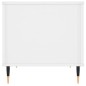 vidaXL Couchtisch Hochglanz-Weiß 60x44,5x45 cm Holzwerkstoff vidaXL Couchtisch Hochglanz-Weiß 60x44,5x45 cm Holzwerkstoff