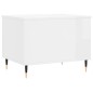 vidaXL Couchtisch Hochglanz-Weiß 60x44,5x45 cm Holzwerkstoff vidaXL Couchtisch Hochglanz-Weiß 60x44,5x45 cm Holzwerkstoff