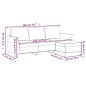 vidaXL 3-Sitzer-Sofa mit Hocker Weinrot 180 cm Kunstleder vidaXL 3-Sitzer-Sofa mit Hocker Weinrot 180 cm Kunstleder