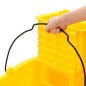 vidaXL Mopp-Eimer mit Presse und Rollen Gelb 36 L Polypropylen vidaXL Mopp-Eimer mit Presse und Rollen Gelb 36 L Polypropylen