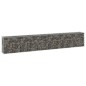 vidaXL Gabionenwand mit Abdeckung Verzinkter Stahl 300x30x50 cm vidaXL Gabionenwand mit Abdeckung Verzinkter Stahl 300x30x50 cm