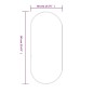 vidaXL Wandspiegel Golden 90x40 cm Oval vidaXL Wandspiegel Golden 90x40 cm Oval