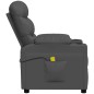 Massagesessel Grau Kunstleder Massagesessel Grau Kunstleder