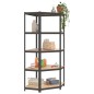 vidaXL Regale mit 5 Böden 3 Stk. Anthrazit Stahl & Holzwerkstoff vidaXL Regale mit 5 Böden 3 Stk. Anthrazit Stahl & Holzwerkstoff