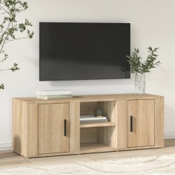 vidaXL TV-Schrank Sonoma-Eiche 100x31,5x35 cm Holzwerkstoff