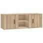 vidaXL TV-Schrank Sonoma-Eiche 100x31,5x35 cm Holzwerkstoff vidaXL TV-Schrank Sonoma-Eiche 100x31,5x35 cm Holzwerkstoff