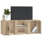 vidaXL TV-Schrank Sonoma-Eiche 100x31,5x35 cm Holzwerkstoff vidaXL TV-Schrank Sonoma-Eiche 100x31,5x35 cm Holzwerkstoff