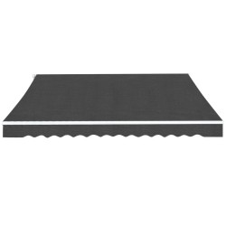 vidaXL Gelenkarmmarkise 600 cm Anthrazit