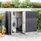 vidaXL Gerätehaus Anthrazit 225x89x161 cm Verzinkter Stahl vidaXL Gerätehaus Anthrazit 225x89x161 cm Verzinkter Stahl