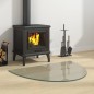 vidaXL Funkenschutzplatte Glas Halbrund 800x600 mm vidaXL Funkenschutzplatte Glas Halbrund 800x600 mm