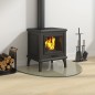 vidaXL Funkenschutzplatte Glas Halbrund 800x600 mm vidaXL Funkenschutzplatte Glas Halbrund 800x600 mm